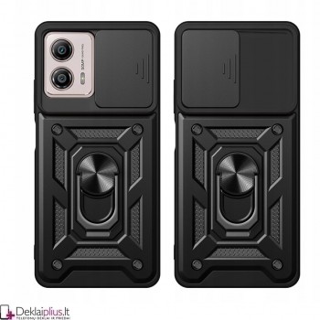 5in1 smūgiams atsparus dėklas su žiedu ir kameros apsauga (Motorola Moto G53)